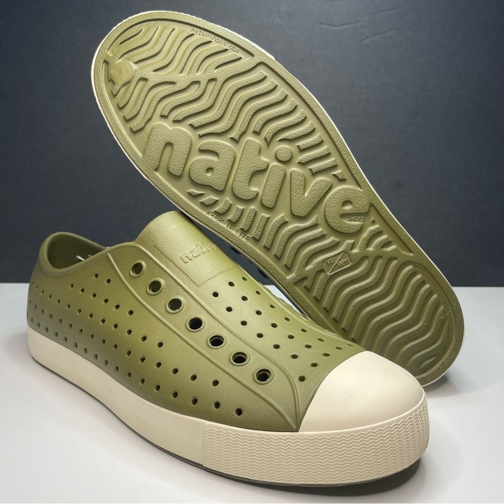 Native Jefferson Sugarlite Rookie Green / Bone White Men’s Size 9